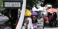 Onda de calor em pleno Outono elevou termômetros para acima dos 30ºC na Avenida Paulista  Foto: Tiago Queiroz/Estadão - 01/05/2024 / Estadão