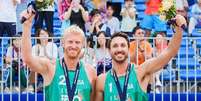 Chase Budinger deixou o basquete para competir no vôlei de praia  Foto: Reprodução/Instagram/Chase Budinger