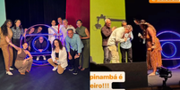 Evento da Globo teve pedido de mulher indígena por mais visibilidade  Foto: Reprodução/Instagram @lucianohuck e @jennyfferbransfor