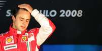Felipe Massa venceu a última corrida de 2008, em Interlagos, mas perdeu o último após uma ultrapassagem de Lewis Hamilton sobre Timo Glock na última curva.  Foto: Eduardo Nicolau/Estadão / Estadão