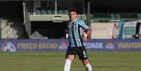 Felipe Carballo (Grêmio) durante partida contra o Bragantino no dia 01.06.2024 Foto: Associated Press / Alamy Stock Photo
