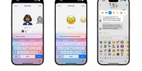 Genmoji podem ser usados como reações, emojis ou figurinhas em conversas do Mensagens (Imagem: Reprodução/Apple)  Foto: Canaltech