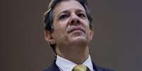 Ministro da Fazenda, Fernando Haddad, durante cerimônia no Palácio da Alvorada, em Brasília
02/05/2023
REUTERS/Ueslei Marcelino  Foto: Reuters