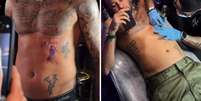 Neymar fez novas tatuagens  Foto: Reprodução/Instagram 