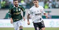  Foto: Ronaldo Barreto/Ag.Paulistão - Legenda: Palmeiras e Corinthians medem forças no Allianz Parque / Jogada10