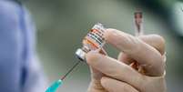 Foto de stock de Doses de vacina Pfizer-BioNTech COVID-19  Foto: Matt Hunt/Getty Images