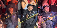 Segurança se emociona em show em Caruaru  Foto: Reprodução/Instagram @lipe_lucena