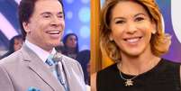 Silvio Santos e Daniela Beyruti  Foto: Reprodução/SBT / Mais Novela