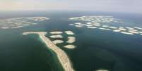 Complexo luxuoso de ilhas foi abandonado em Dubai  Foto: Getty Images