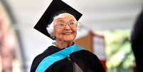 Virginia "Ginger" Hislop conclui mestrado pela Universidade de Stanford aos 105 anos Foto: Charles Russo/Universidade de Stanford