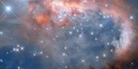 Hubble captura estrelas infantis transformando uma nebulosa  Foto: ESA/Hubble & NASA, J. Tan (Chal