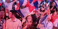 O partido Reunião Nacional, de direita radical, está a caminho de se tornar o maior partido na Assembleia Nacional francesa  Foto: Getty Images / BBC News Brasil
