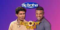 O campeão do 'Big Brother' português, Zé Maria, e o atual vencedor do 'BBB', Davi  Foto: Fotomontagem: Blog Sala de TV