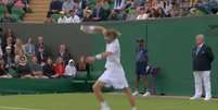 Andrey Rublev teve ataque de fúria em Wimbledon Foto: Reprodução/Redes Sociais