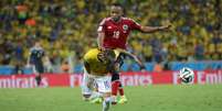 Zúniga ficou marcado pela joelhada que tirou Neymar da Copa do Mundo de 2014 Foto: Nilton Fukuda/Estadão / Estadão