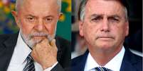 O presidente Luiz Inácio Lula da Silva (à esquerda) e o ex-presidente Jair Bolsonaro (à direita) Foto: Wilton Junior/Estadão / Estadão