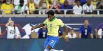 Endrick com a camisa da Seleção Brasileira.  Foto: Rafael Ribeiro/CBF / Jogada10