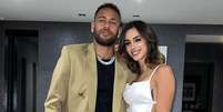 Bruna Biancardi e Neymar em registro na época em que a influencer anunciou a gravidez de Mavie Foto: Reprodução/Instagram/@brunabiancardi / Estadão