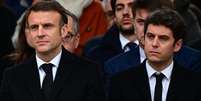 Macron e Gabriel Attal   Foto: Getty Images