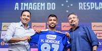 Matheus Henrique foi apresentado como novo reforço do Cruzeiro  Foto: Lance!