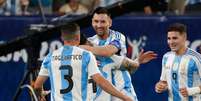 Messi fechou o placar para a Argentina  Foto: Lance!