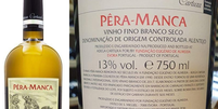 Vinho branco português Pêra Manca é bastante consumido no Brasil e tem valor alto  Foto: Reprodução/Instagram