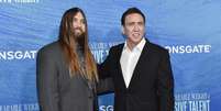 Weston Cage e o pai, o ator Nicolas Cage  Foto: Getty Images/Rodin Eckenroth/WireImage