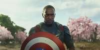 Anthony Mackie no trailer de 'Capitão América: Admirável Mundo Novo'  Foto: Marvel Studios/ Divulgação / Estadão