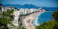 Vista do Leblon e Ipanema do Parque Dois Irmãos, no Rio de Janeiro, Brasil, em 20 de janeiro de 2024.  Foto: Emmanuele Contini/NurPhoto via Getty Images