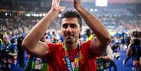 Rodri comemora título espanhol da Eurocopa  Foto: Getty Images