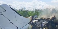 Avião com matrícula brasileira é abatido pela Força Aérea da Venezuela Foto: Reprodução