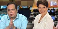 Roberto Avallone e Mariana Godoy trabalharam na TV Gazeta nos anos 80 – Fotos: Reprodução de TV/Redes Sociais  Foto: Jogada10