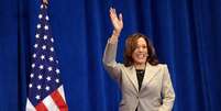 Kamala Harris será a candidata do Partido Democrada na eleição de novembro  Foto: Reuters / BBC News Brasil