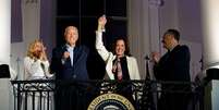 A atual vice-presidente dos Estados Unidos, Kamala Harris, recebeu o apoio do presidente Joe Biden.  Foto: REUTERS/Elizabeth Frantz