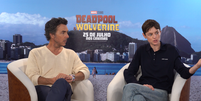 Shawn Levy e Emma Corrin, em entrevista ao Terra  Foto: Redação Entre Telas