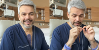 Apresentador Otaviano Costa revela diagnóstico de aneurisma e explica cirurgia a qual foi submetido Foto: Reprodução/Instagram/@otaviano