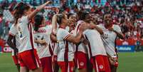 Seleção feminina de futebol do Canadá enfrenta a equipe da Nova Zelândia pelos Jogos de Paris  Foto: Divulgação/CANWNT