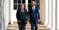 Lula e Biden durante visita do presidente brasileiro à Casa Branca em 2023  Foto: DW / Deutsche Welle