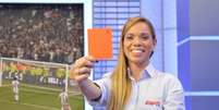 Renata Ruel diz que que 'a arbitragem precisa entender de futebol'  Foto: Divulgação/ESPN / Lance!