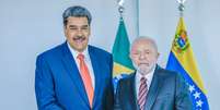 Maduro e Lula durante encontro no Palácio do Planalto, em maio de 2023. Foto: Ricardo Stuckert/Presidência da República