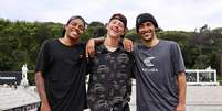 Trio do skate street brasileiro   Foto: Divulgação/COB / Esporte News Mundo