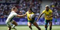 Seleção Brasileira de rugby sevens feminino perde na estreia para a França.  Foto: Brasil Rugby / Esporte News Mundo