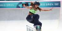 Rayssa Leal faz maior pontuação por manobra individual na história do skate olímpico  Foto: REUTERS/Phil Noble