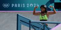 Rayssa Leal termina em 3º lugar na disputa do skate street nos Jogos de Paris  Foto: REUTERS/Angelika Warmuth