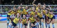 Seleção brasileira feminina de vôlei fez a melhor campanha na primeira fase da Olimpíada de Paris  Foto: Wander Roberto/COB