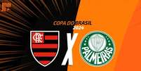 Flamengo e Palmeiras se enfrentam nesta quarta - Foto: Arte/Jogada10 / Jogada10