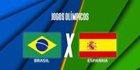 Brasil e Espanha se enfrentam nesta quarta - Foto: Arte/Jogada10 / Jogada10