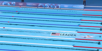 Katie Ledecky abre vantagem impressionante nos 1500m livres  Foto: Reprodução