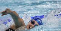 Beatriz Dizotti nos 1500m livre em Paris-2024.  Foto: Satiro Sodré/CBDA / Olimpíada Todo Dia