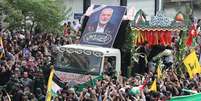 Cortejo fúnebre para Ismail Haniyeh reuniu multidão nas ruas de Teerã  Foto: EPA-EFE/REX/Shutterstock / BBC News Brasil